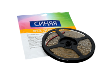 Светодиодная лента Синий 5060 12V 60Led/метр герм (силикон) 00000000061 SWG560-12-14.4-B-65 Светодиодная лента Синий 5060 12V 60Led/метр герм (силикон) 00000000061 SWG560-12-14.4-B-65