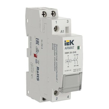Контактор 20А 230AC/DC/АС3 KMR контакт 2НО AR-KMR10-020-20-230 ARMAT IEK