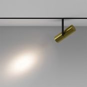 Трековый светильник 12W Белый теплый Элти/Elti Exility TR005-2-12W3K-BBS IP20 на магнитный шинопровод латунь
