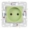 Штепсельная розетка встраиваемая IEK SKANDY 10А SK-R10-10-K06 SK-R02G без з/к без шторок мятный