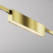 Трековый светильник 12W Белый теплый TR151-1-12W3K-BS Базис / Basis Flarity IP20 латунь