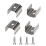Держатель для гибкого неона ARL-WAVE-1010-CLIP STEEL 053046
