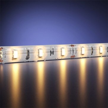 Светодиодная лента  Белый теплый 2835 12V  4.8W/m 60Led/метр герм (силикон) 201005 Ultra 2700K IP65