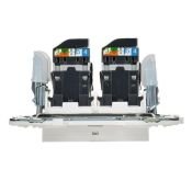 Розетка встраиваемая компьютерная двойная IEK SKANDY SK-K20-1-K01 SK-K03W RJ45 кат.5E арктический белый