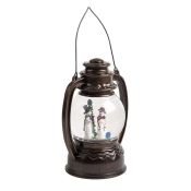 фигурка  светодиодная 4W Белый &quot;Снеговики&quot;, 501-061, 2Led, 4хААA, с эффектом снегопада, IP20