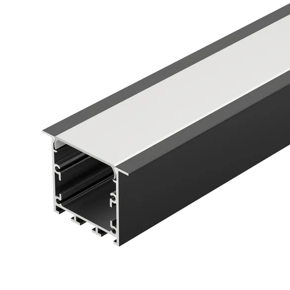 алюминиевый профиль LINIA49-F-М-2500 BLACK 055395