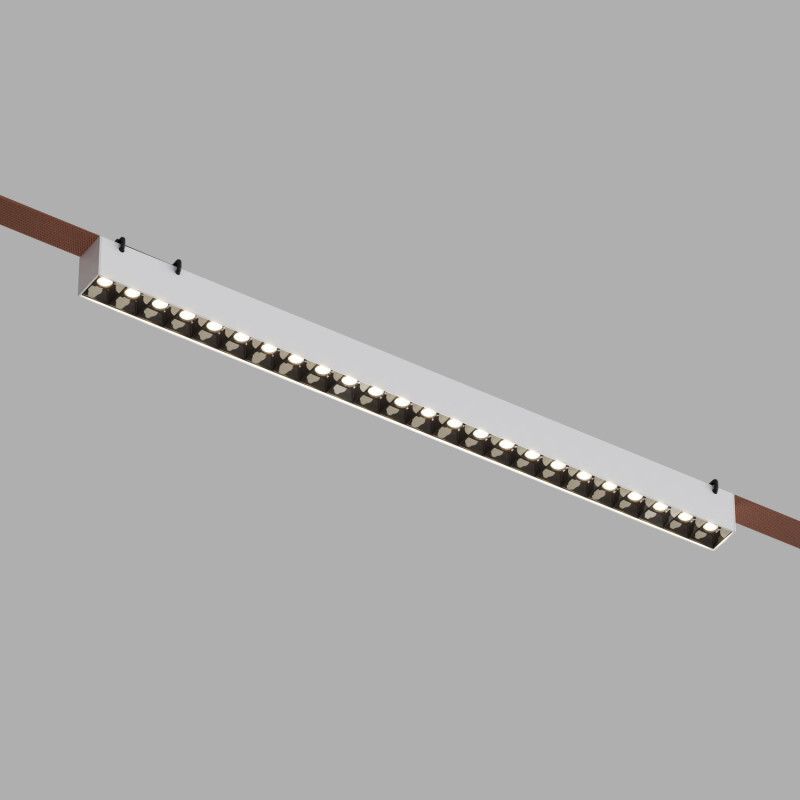 Трековый светильник  24W Белый дневной BELTY GRILL DK5572-WB IP20 на шинопровод белый/черный