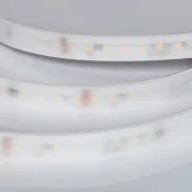 Светодиодная лента Белый теплый 2835 24V 14W/m 96Led/метр 058177 герм (PS-силиконовая экструзия) DMX-A96-14mm Warm3000-PX12
