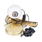 светильник настольный без лампы TLI-221  E27 UL-00011103 на струбцине золотой