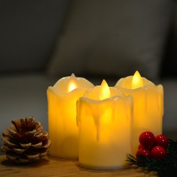 фигурка  светодиодная набор СВЕЧИ Белый теплый UL-00012457 ULD-F062 WW CANDLE SET3