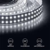 Светодиодная лента Белый дневной 2835 24V 42W/m 240Led/метр 00-316 PRO 30мм IP20 Светодиодная лента Белый дневной 2835 24V 42W/m 240Led/метр 00-316 PRO 30мм IP20