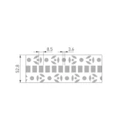 алюминиевый профиль FANTOM-BENT-W12-TOP-2000 ANOD 040327(1)