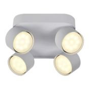 Накладной светильник без лампы IEK LIGHTING 4044 LT-UPB0-4044-GX53-1-K01 xGX53 цилиндр поворотный белый