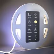 Светодиодная лента Белый теплый COB 24V  8W/m 320Led/метр 201071 Ultra 3000K