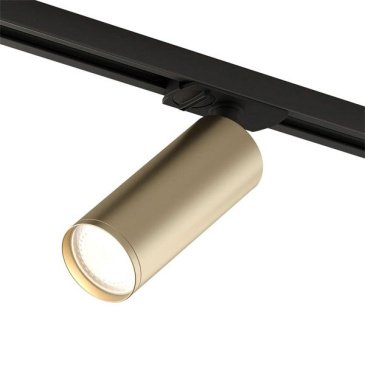 Трековый светильник  15W SOLID TUBE DK6202-BG под лампу GU10 IP20 на шинопровод золотой