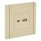 Розетка встраиваемая USB IEK FORTE&PIANO A+C 3,1А FP-U22-D31-K10 FP450 ваниль