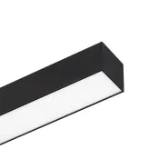 Накладной светильник  35W Белый теплый 056160 SP-LINE-5050-L1050 230V IP33 с датчиком движения прямоугольный черный