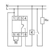 Регулятор температуры RT-822 50-264V аналоговый однофункциональный ЕА07.001.005