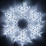 фигура из дюралайта  7.5W Белый холодный СНЕЖИНКА 034249 ARD-SNOWFLAKE-M7-450x375-126LED IP65