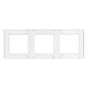 Рамка стеклянная 3 поста Arlight GLARE 043799 FRM-GLARE-GS-3-WH белая