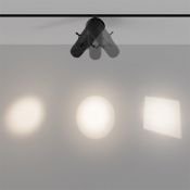 Трековый светильник кадрирующий 10W Белый-MIX Гала/Gala Exility 20-35deg TR108-4-10W3K-DS-B IP20 на магнитный шинопровод черный