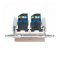 Розетка встраиваемая компьютерная двойная IEK SKANDY SK-K20-2-K98 SK-K04Sa RJ45 кат.6 песочный
