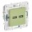 Розетка встраиваемая USB IEK SKANDY A+A 3,1А SK-U21-D31-K06 SK-R15G мятный