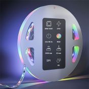 Светодиодная лента 24V 14.4W/m 201249 SPI Ultra (5060, 300 LED, 5m) герм (полная силиконовая экструзия) Ultra IP68