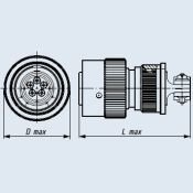 Соединитель СНЦ23-41/30Р-6-Б-В