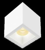Накладной светильник  12W Белый теплый KUB WW 220V диммируемый куб белый