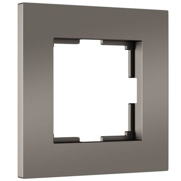 Рамка пластик 1 поста WERKEL SLAB W0012963 бронза софт