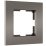 Рамка пластик 1 поста WERKEL SLAB W0012963 бронза софт