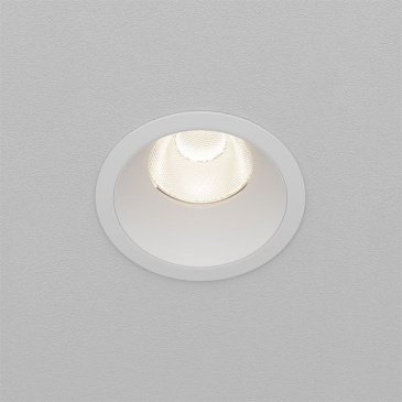 Встраиваемый светильник  15W Белый дневной DL117-15W-4K-W Омут/Dip 50deg 230V круглый белый