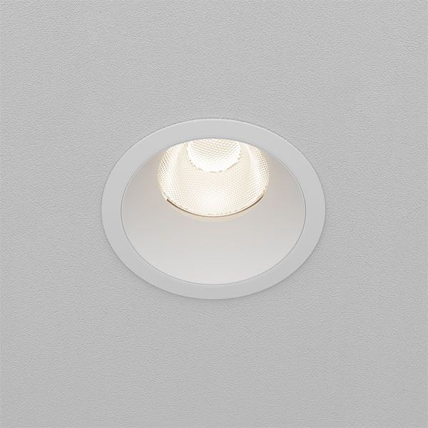 Встраиваемый светильник  15W Белый дневной DL117-15W-4K-W Омут/Dip 50deg 230V круглый белый