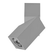 Накладной светильник без лампы 051059 Illumo GU10 IP20 поворотный прямоугольный серый