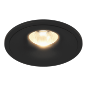 Рамка  одинарная  COMBO-4R1-BL  для светильника серии COMBO-4 IP20 круглая накладная черная
