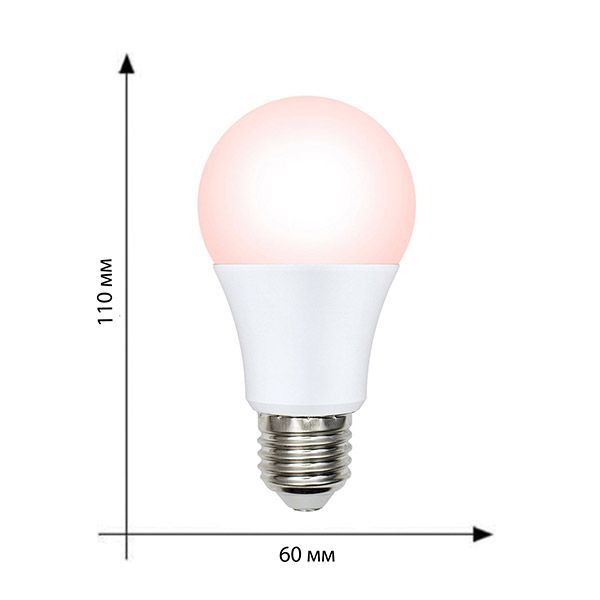 светодиодная лампа для птицеводства А60 9W UL-00003189 LED-A60-9W/SCEP/E27/FR/DIM IP65 PLO65WH диммируемая светодиодная лампа для птицеводства А60 9W UL-00003189 LED-A60-9W/SCEP/E27/FR/DIM IP65 PLO65WH диммируемая
