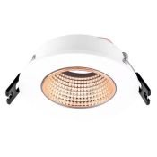 Встраиваемый светильник без лампы DENKIRS RODVIG DK3061-WBR GU10/GU5.3 белый/бронзовый круглый