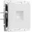 Розетка встраиваемая компьютерная  одиночная WERKEL Ethernet RJ-45 W1181041 белый акрил