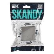 Заглушка c суппортом SK-C01N металл никель SK-PL10-K50 SKANDY IEK