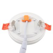 Встраиваемый светильник  12W Белый теплый DENKIRS ORS DK4604-WW 220V IP20 круглый белый