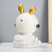 Ночник-увлажнитель Зайчик космонавт LED USB белый 12х12х18 см