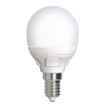 светодиодная лампа шар  G45 Белый  7.0W UL-00011018 LED-G45 7W-6500K-E14-FR PLP01WH ЯРКАЯ