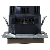 Штепсельная розетка встраиваемая IEK BRITE 16А BR-R14-16-U22-018-K37 РЮш11-1-БрШ с з/к и шторками с USB A+C 18Вт шампань
