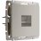 Розетка встраиваемая компьютерная  одиночная WERKEL Ethernet  RJ-45 W1281004 дымчатый