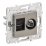 Розетка встраиваемая комбинированная IEK SKANDY SK-AK20-1-K50 SK-A14N TV+RJ45 кат.5E металл никель