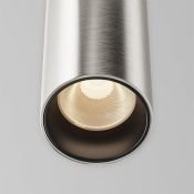 Трековый подвесной светильник 12W Белый теплый TR157-1-12W3K-PT Фокус / Focus Led Flarity IP20 платина