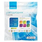 Светодиодная лента Белый дневной 2835 12V  8W/m 60Led/метр 00-130 Стандарт 10мм IP20