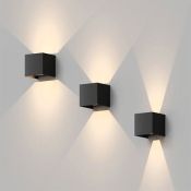 светильник   6W Белый теплый MALBEC DK9770-BK 220V IP54 прямоугольный накладной черный