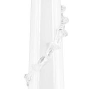Люстра подвесная Lightstar без лампы 804310 PETALO 1х40W E14 хром/белый